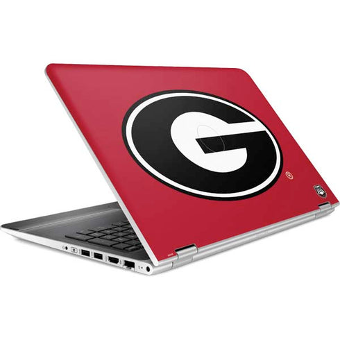 University of Georgia Logo Red HP Pavilion Skin